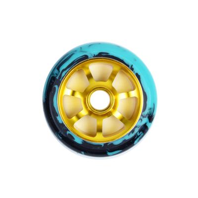 China 110mm pro scooter wheels with alloy core for two wheels stunt scooter SW014 for sale