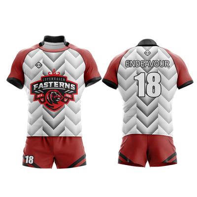 China Custom Native Style Rugby Uniform Quick-drying Rugby Wear Jersey for sale