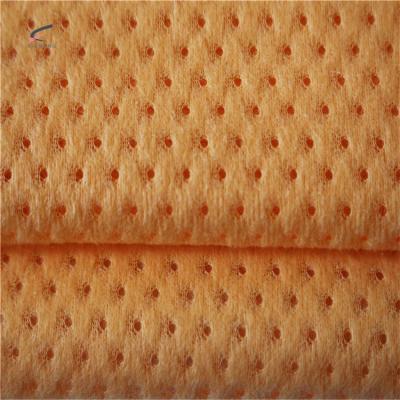 China Anti-Static 68D Napped Fleece Filament Large Hole Mesh Fabric For Garments for sale