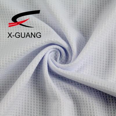 China New Design Professional 100 Fusible Polyester Mesh Fabric For Soccer Jersey Fabric Uniform Wholesale for sale