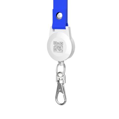 China Neckstring& Embedded Key Chain NFC Optional Announce iBeacon Bluetooth 5.0 Round Key Chain Wearable Events Beacon For Show for sale