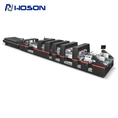 China ZH-1300BFT-H Automatic Crash Lock Bottom Box Folding Gluing Machine for sale