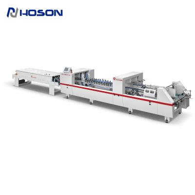 China ZH-1400FT-H Automatic Corrugated Carton Box Making Folding Gluing Machine for sale