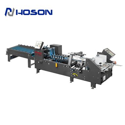 China ZH-880FT Auto Mini Box Folding Gluing Machine for sale