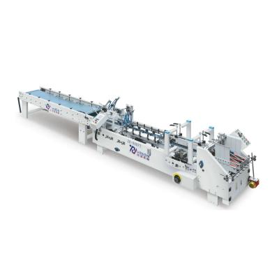 China ZH-880FT Automatic Small Paper Box Machinery Folding and Gluing machine for sale