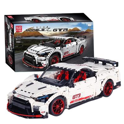 China Technik Version PCS Version Plastic Static Car GTR Brick RC Remote Control Cars Building Block Toys For Children for sale