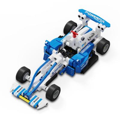 China 2021 T1001-4 China Toys Pull Back Formula Car Speed ​​Plastic Racing Car Building Block T1001-4 for sale