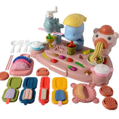 China Toy Children's Toy PP Game Set Ice Cream 12 Color Mud House Material for sale