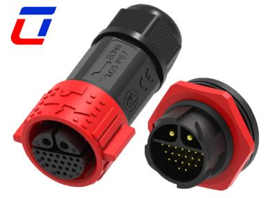 China IP67 sinal de energia Multi-Pin conectores elétricos resistentes à água Homem Fêmea 22 pin à venda