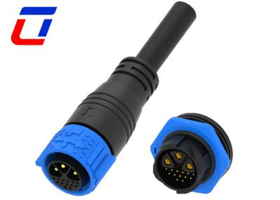 China Conector de energía IP67 de 16 pines de autobloqueo Conector de cable de alimentación impermeable de 3 pines masculino en venta