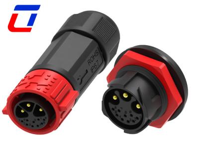 China 30A Conector de alimentación impermeable 9 pines de datos enchufe industrial y toma IP67 en venta