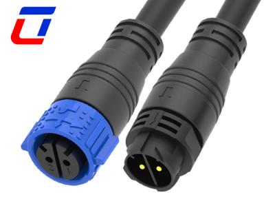 Cina IP67 10 Gauge 2 Pin Waterproof DC Power Connector M25 Quick Lock Cable Connector in vendita