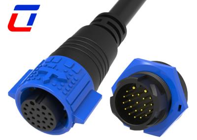 Cina Collegamenti e prese per cavi a forma circolare M19 Multi-Pin Waterproof IP67 in vendita