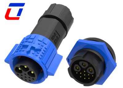 China Snel loslaten Circulaire Multi-Pin Connectors Industriële 12 pin waterdichte connector Te koop