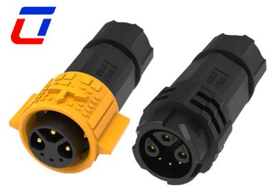 China 3+3 Pin Ronde Waterdichte Circulaire Connector IP67 Mannelijke Vrouwelijke Connector 6 Pin Te koop