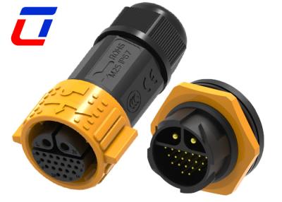 Κίνα 2 πιν Power Waterproof Cable Connector 20 πιν εξωτερικά ηλεκτρικά καλώδια προς πώληση