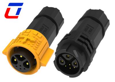 China 7 pin M19 waterdicht LED-connector 3+4 pin waterdichte draadconnectoren Te koop