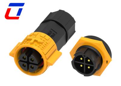 China 15A Wasserdichte 4-Pin-Stecker und Steckdosis-Anschluss M19 Schnellverriegelung Ip67 Solaranschlüsse zu verkaufen