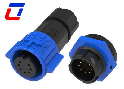 China M19 7 Pin Automotive Waterdicht Mannelijk Vrouwelijk Connector Voor Signal van Lage Vermogen Te koop