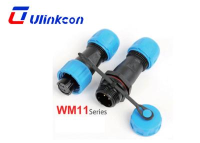 China High Performance PA66 Plastic 2PIN IP68 Waterproof Connector WM11 for sale