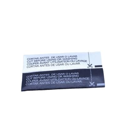 China Woven AM Cloth Label , Dr. AM Eas 58khz Security Anti Theft Label 65mm*20mm*2mm for sale