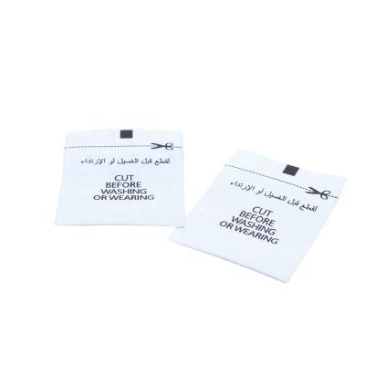 China hot sale Woven Cloth Label Eas RF Security Anti Theft Pocket Tag 60mm*40mm/customized for sale