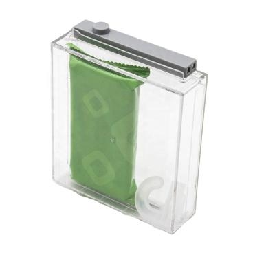 China PC transparent supermarket cheap price eas rf anti theft am magnetic safer box for sale