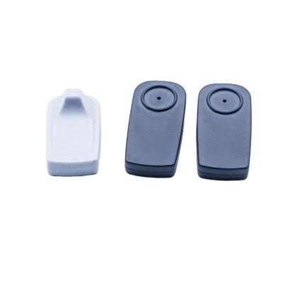 China ABS Plastic Clothes Store Magnetic Lock Small Security Tag Anti Theft 8.2mhz Eas Hard Tag Flat Square Tag 8.2mhz Eas RF for sale