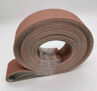 China SHARPNESS TJ583 Wood Sanding Belt X-Weight Cloth Abrasive Sanding Belts for sale