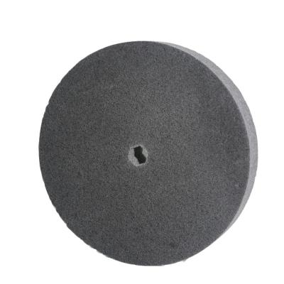 China Non Woven Polishing Wheel Nylon Buffing Wheel For Wood Surface Processing Round for sale