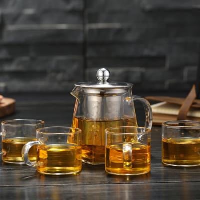 China Stored Wholesale Heat Resistant Pyrex Borosilicate Glass Water Pitcher Jug With Lid for sale