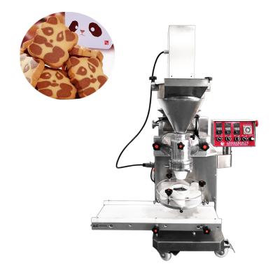 China Small Automatic Flour Mill Snack Biscuit Cutter Panda Machine Encrusting Biscuit With Multifunctional for sale