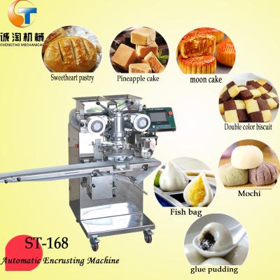 China Snack Factory Mochi Maker Mooncake Maamoul Making Machine Encrusting Snack Making Machine for sale