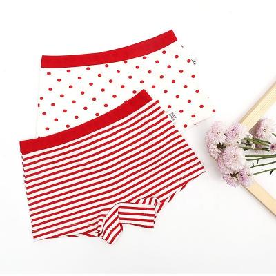 China Christmas Anti-pilling Red Color Kids Underwear Cute Girl Briefs for sale