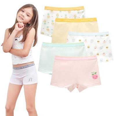 China Wholesale Custom Antibacterial 5 Pack Toddler Girls Boxer Shorts for sale