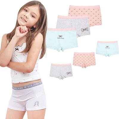 China Anti-pilling Wholesale Soft Running Cotton Kids Girls Boxer Shorts for sale