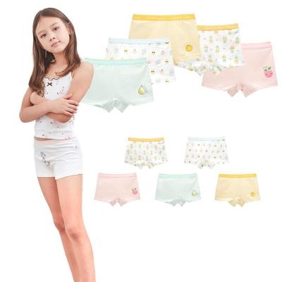 China New Lovely Antibacterial Cartoon Girls Underwear Boxer Briefs for sale