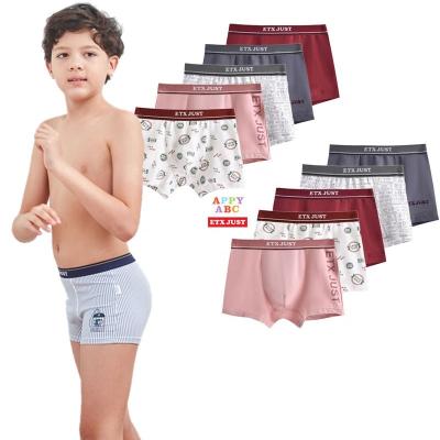 China Custom Microfiber Spandex / Cotton Kids Boxers Underwear Mens Boxer for sale