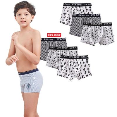 China High Quality Fashion Cotton Boys Underwear Boxer Briefs Seamless Multi-Colors Child's Underwear for sale