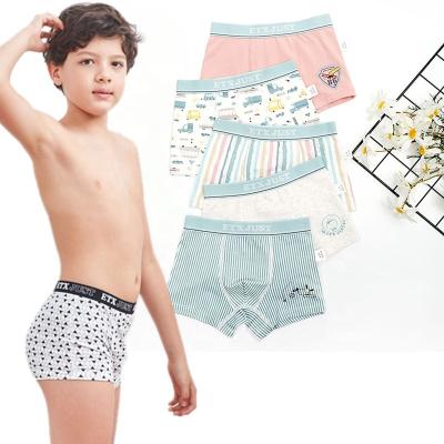 China Anti-pilling OEM Cute Soft Youth Plain Underpants Boys Briefs for sale