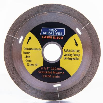 China Gerneral Purpose 4 Inch Sintered Cold Press Diamond Blade For Tile, Ceramic for sale