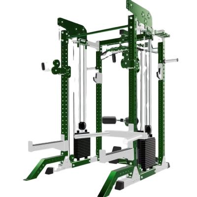 China Multifunctionele Power Rack Thuis Gym Fitness Krachttraining met Weight Stack 3*80KG Te koop