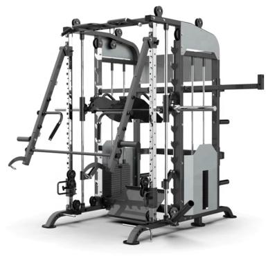 China Steel Tube Q235 Commercial All-in-One Functional Trainer Multi-Function Smith Machine for sale