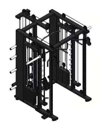 China Unisex Commercial All-In-One Smith Machine for Comprehensive Fitness at Home Gym Rack for sale