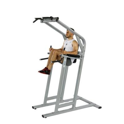 China Stalen commerciële fitnessapparatuur Chin-Dip Leg Raise Assisted Chin Dip Machine 1490*1120*2370 Te koop