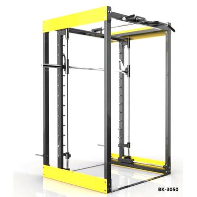 China Multi-Functional Home Gym Smith Machine with Leg Press and Pull Up Bars Steel Tube Q235 for sale