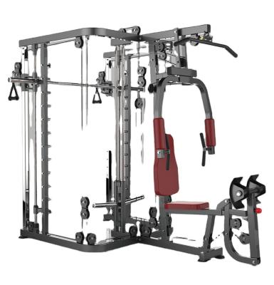 China Power Training Exercise All-in-One Multifunction Trainer with Power Rack Smith Machine for sale