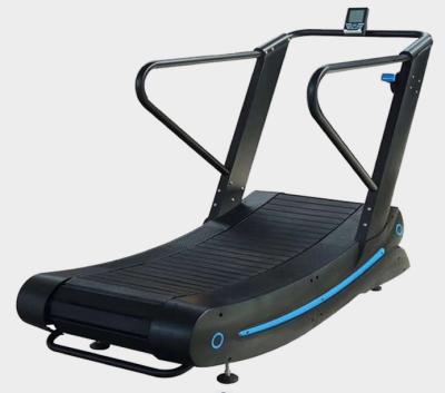 China Treadmill de design curvo para exercícios cardiovasculares auto-gerador e peso máximo do usuário de 200 kg à venda