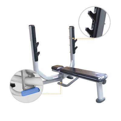 China Medium Loader Weight Bench for Commercial Flat Steel Bench Home Gym Fitness Equipment for sale