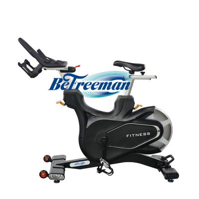 China Tweelaagse elektrostatische poedercoating Indoor fietsen Spinning Bike met magnetische weerstand Te koop